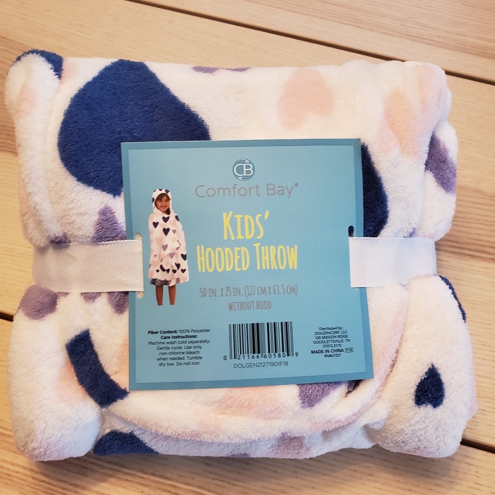 Kids' hooded throw